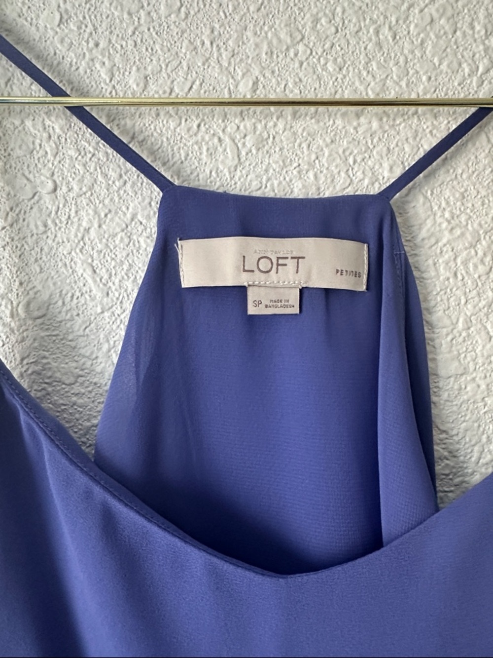 LOFT Periwinkle Strappy Trapeze Cami Top - Picture 2 of 13